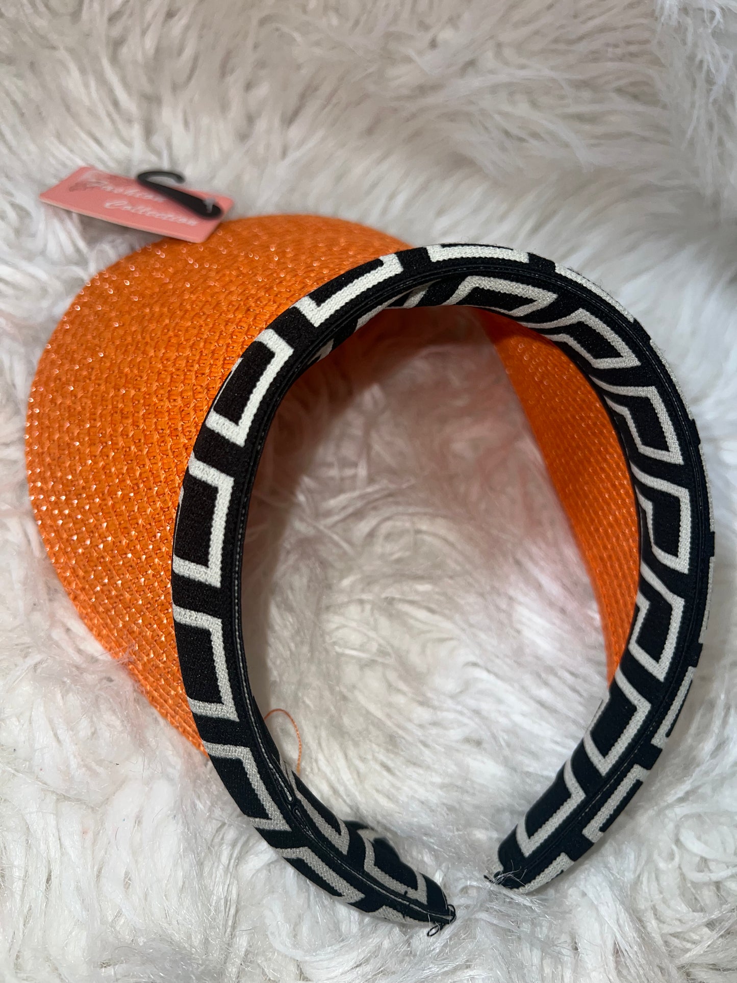 A visor hat