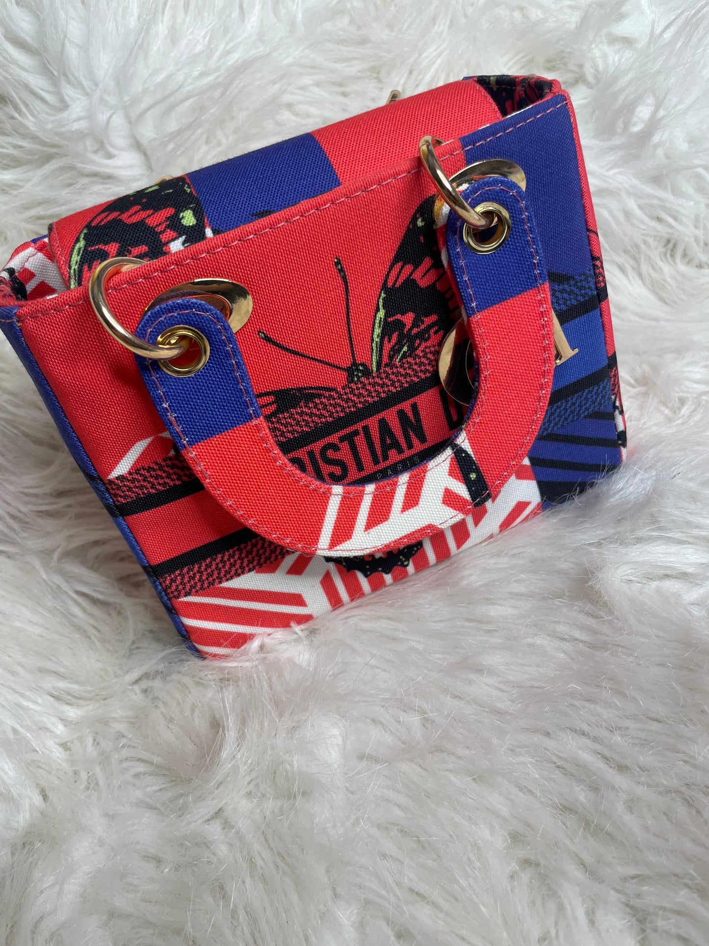 Mini handbag inspired by Dior