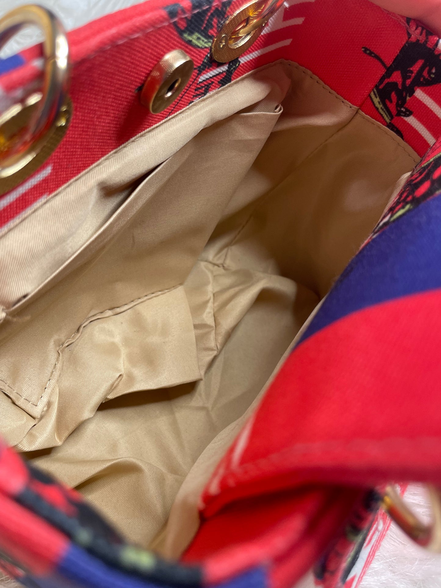 Mini handbag inspired by Dior