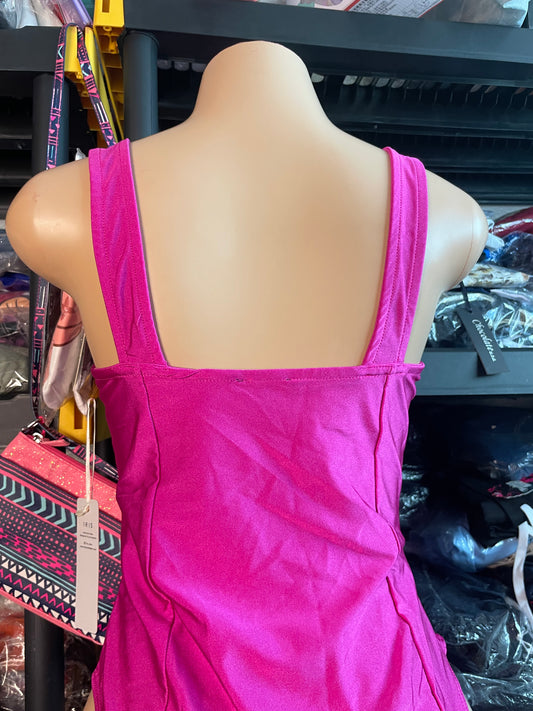 Hot pink bodysuit